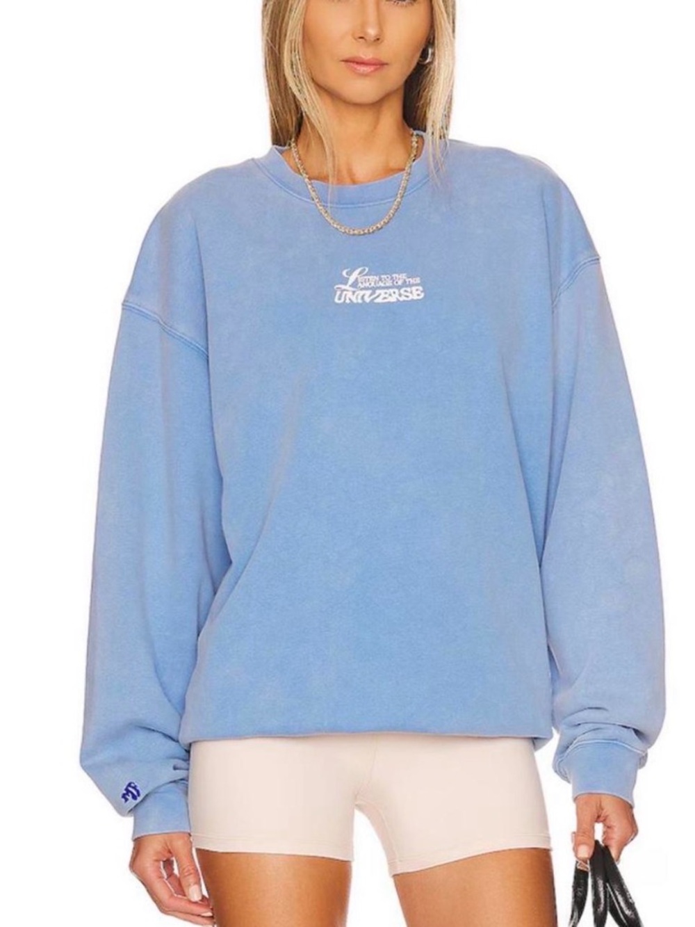 Mayfair group oversized blue sweatshirt